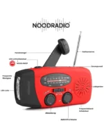 Noodradio® Solar Powerbank Opwindbaar - Afbeelding 5