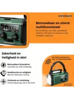 Noodradio® Solar Powerbank 10.000 mAh - Afbeelding 4