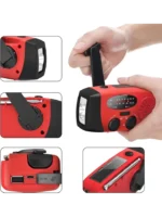 Opwindbare Noodradio met Powerbank 2000 mAh - Afbeelding 3