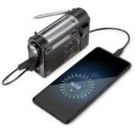 Renkforce RF-CR-200 Transistorradio VHF (FM), Middengolf, Korte golf Noodradio Oplaadbaar, Zonnepaneel, Handslinger, Wek - Afbeelding 10