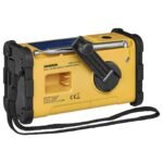 Sangean MMR-88 DAB+ Outdoorradio DAB+, VHF (FM) Noodradio Acculaadfunctie, Zaklamp, Zonnepaneel, Handslinger Zwart, Geel - Afbeelding 5