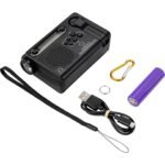 Renkforce RF-CR-200 Transistorradio VHF (FM), Middengolf, Korte golf Noodradio Oplaadbaar, Zonnepaneel, Handslinger, Wek - Afbeelding 4