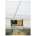 Sangean MMR-88 DAB+ Outdoorradio DAB+, VHF (FM) Noodradio Acculaadfunctie, Zaklamp, Zonnepaneel, Handslinger Zwart, Geel - Afbeelding 3