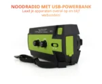 Multifunctionele noodradio - Afbeelding 3