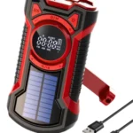 Noodradio met solar dynamo Bluetooth en powerbank